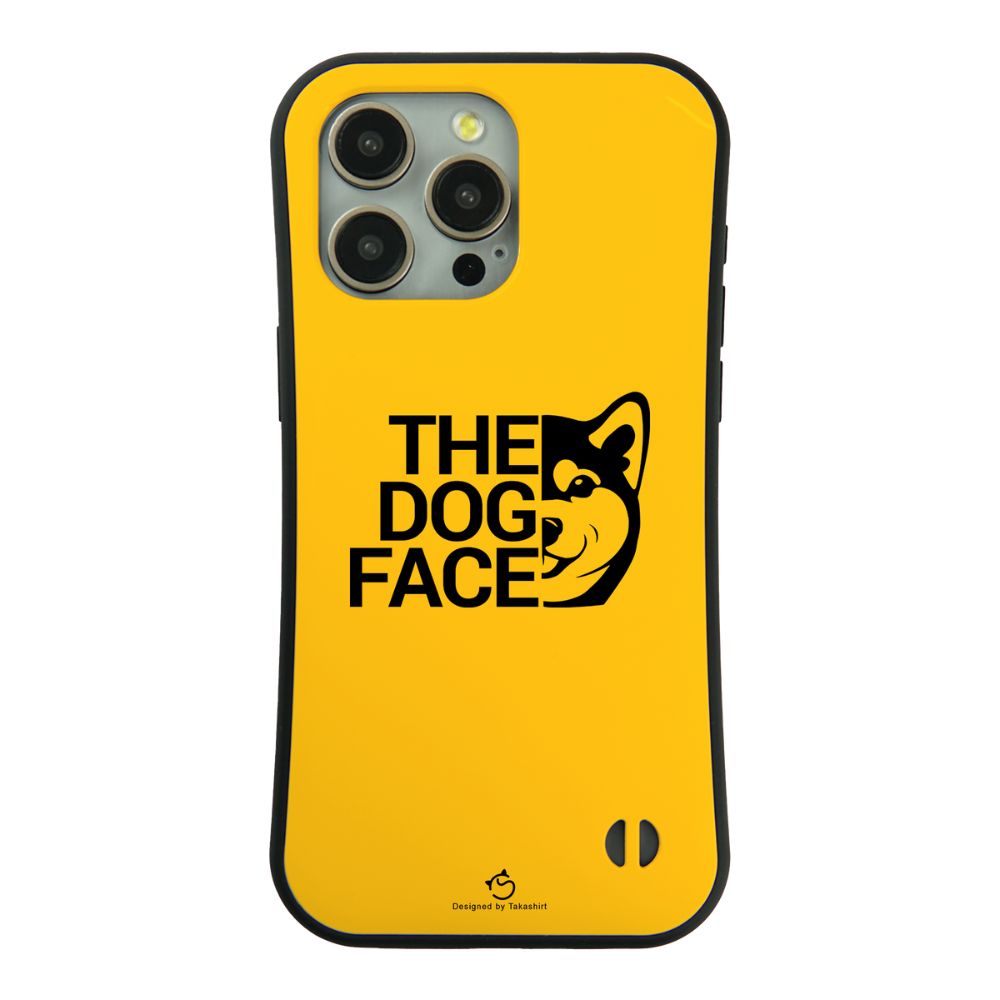 ケース いぬ 犬 イラスト 柴犬 THE DOG FACE 2 ケース iPhone8, SE2, SE3 ~ ケース iPhone17シリーズ